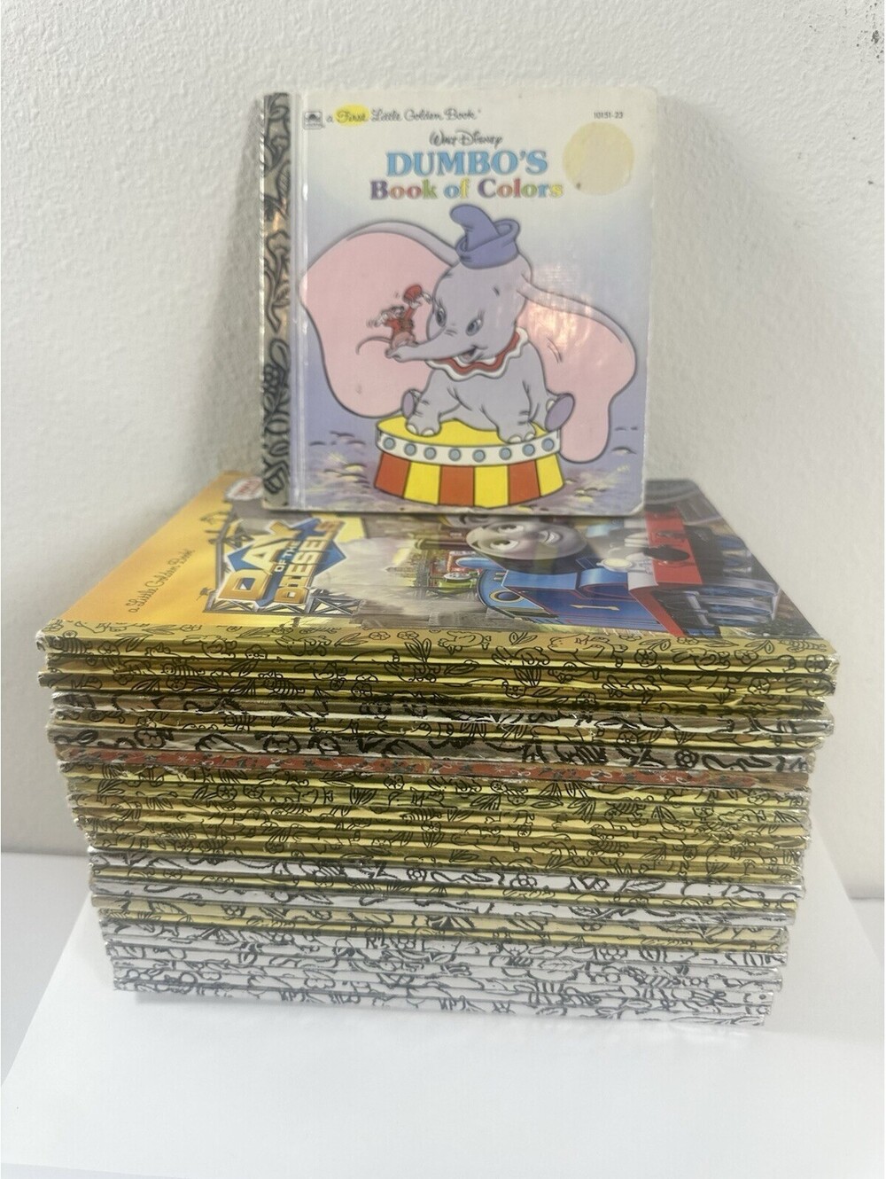 Little Golden Books Lot of 25 Mixed No Duplicates Bundle